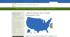 Desktop Screenshot of addiction-counselors.com
